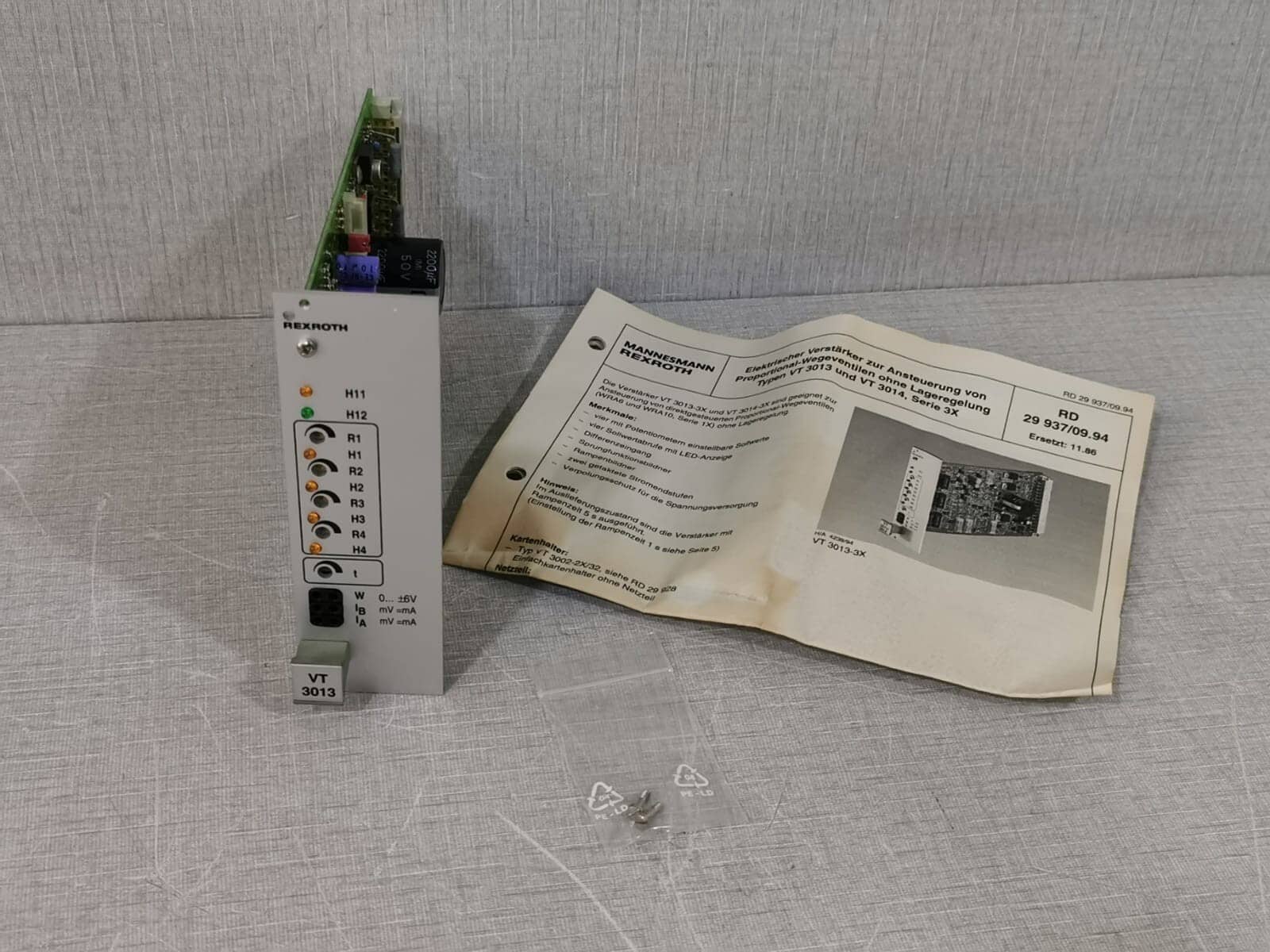 Rexroth VT3013-S37 Proportional Signal Amplifier PCB Card