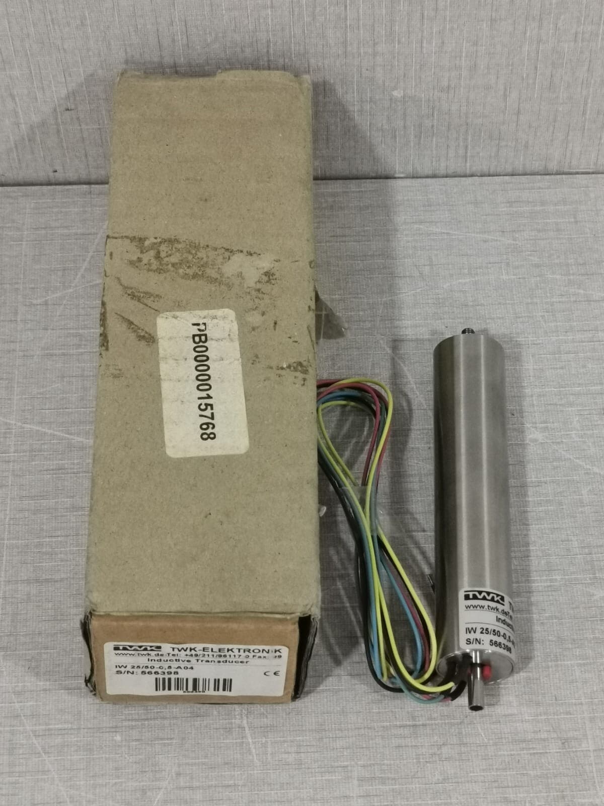TWK ELEKTRONIK IW 25/50-0,5-A04 INDUCTIVE TRANSDUCER