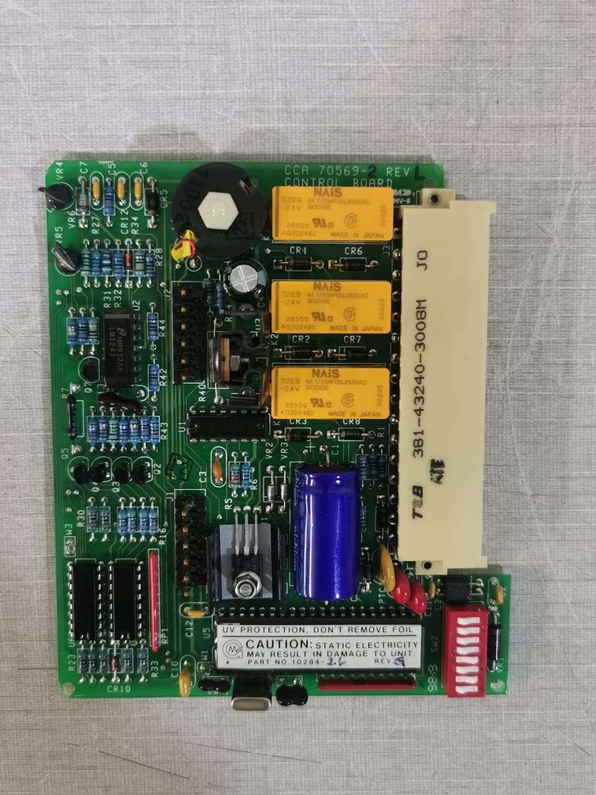 MCD Elektronik CCA 70569-2 Rev. L Control Board Assy:AW70571/CCD70570 PCB Board