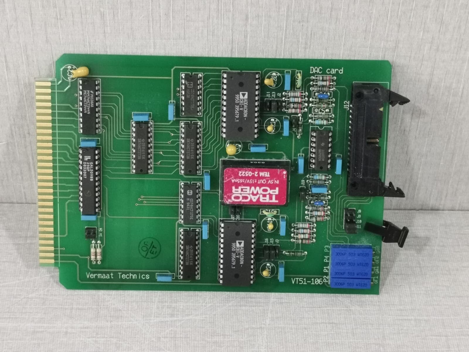 Vermaat Technics VT51-106 DAC Card Printed Circuit Board