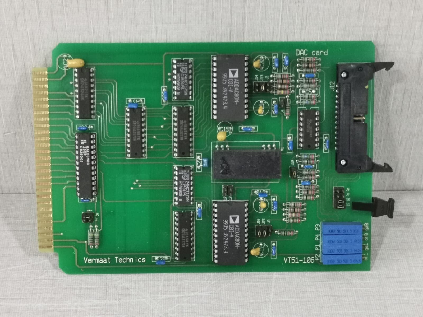 Vermaat Technics VT51-106 DAC Card PRINTED CIRCUIT BOARD