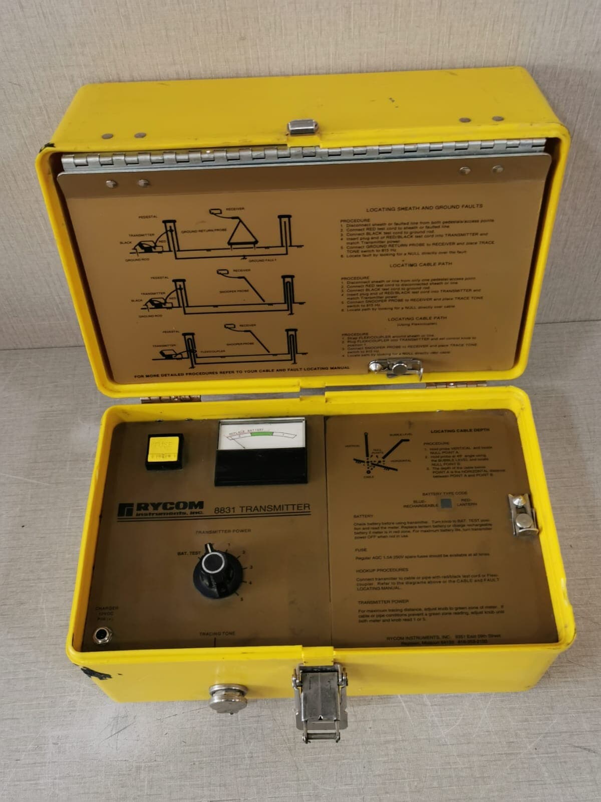 RYCO 8831 Transmitter Cable Fault Locator
