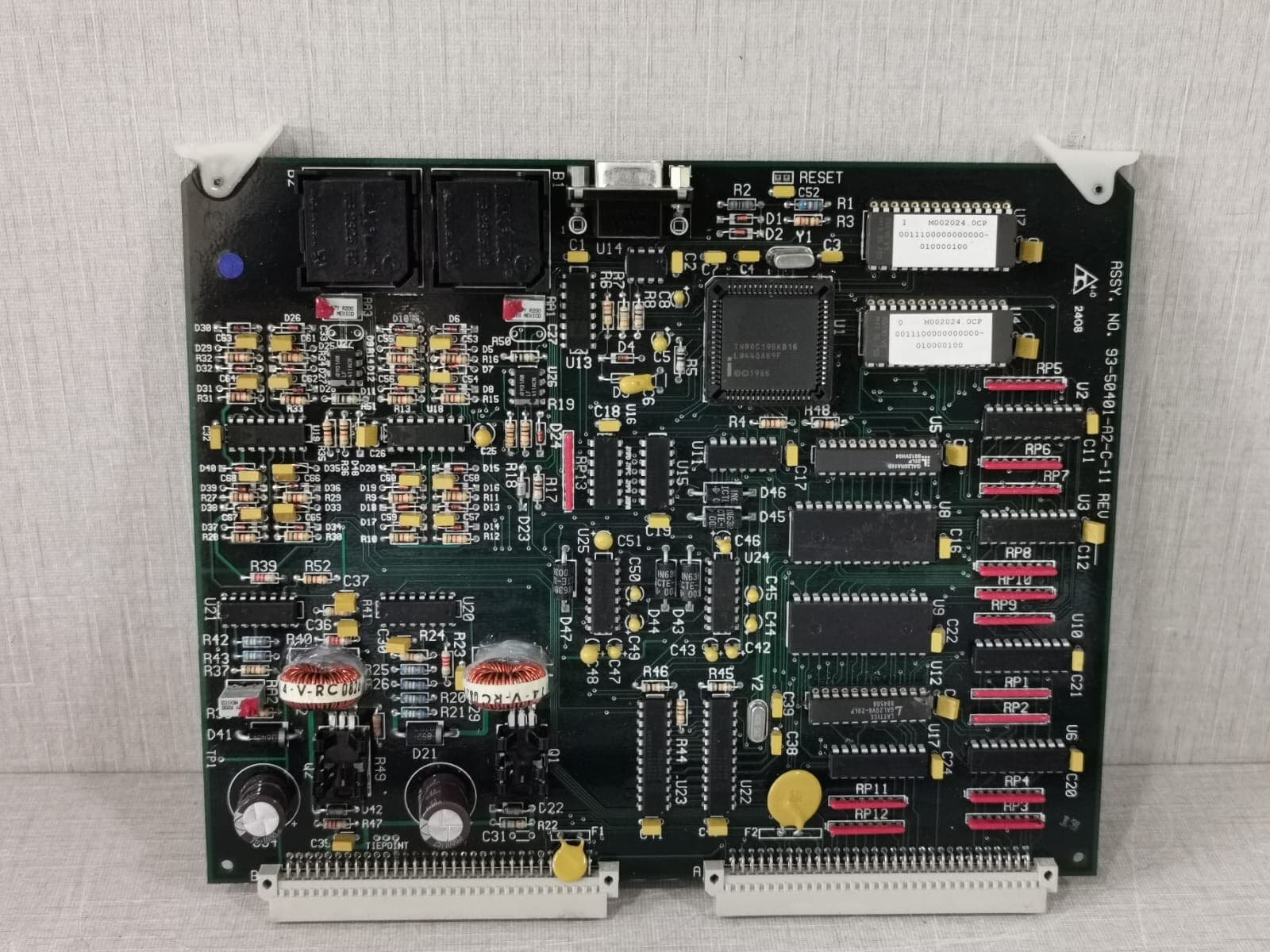 ELCOM 93-50401-A2-C-11 /93-50401-A3-C-13 REV.B CPU BOARD
