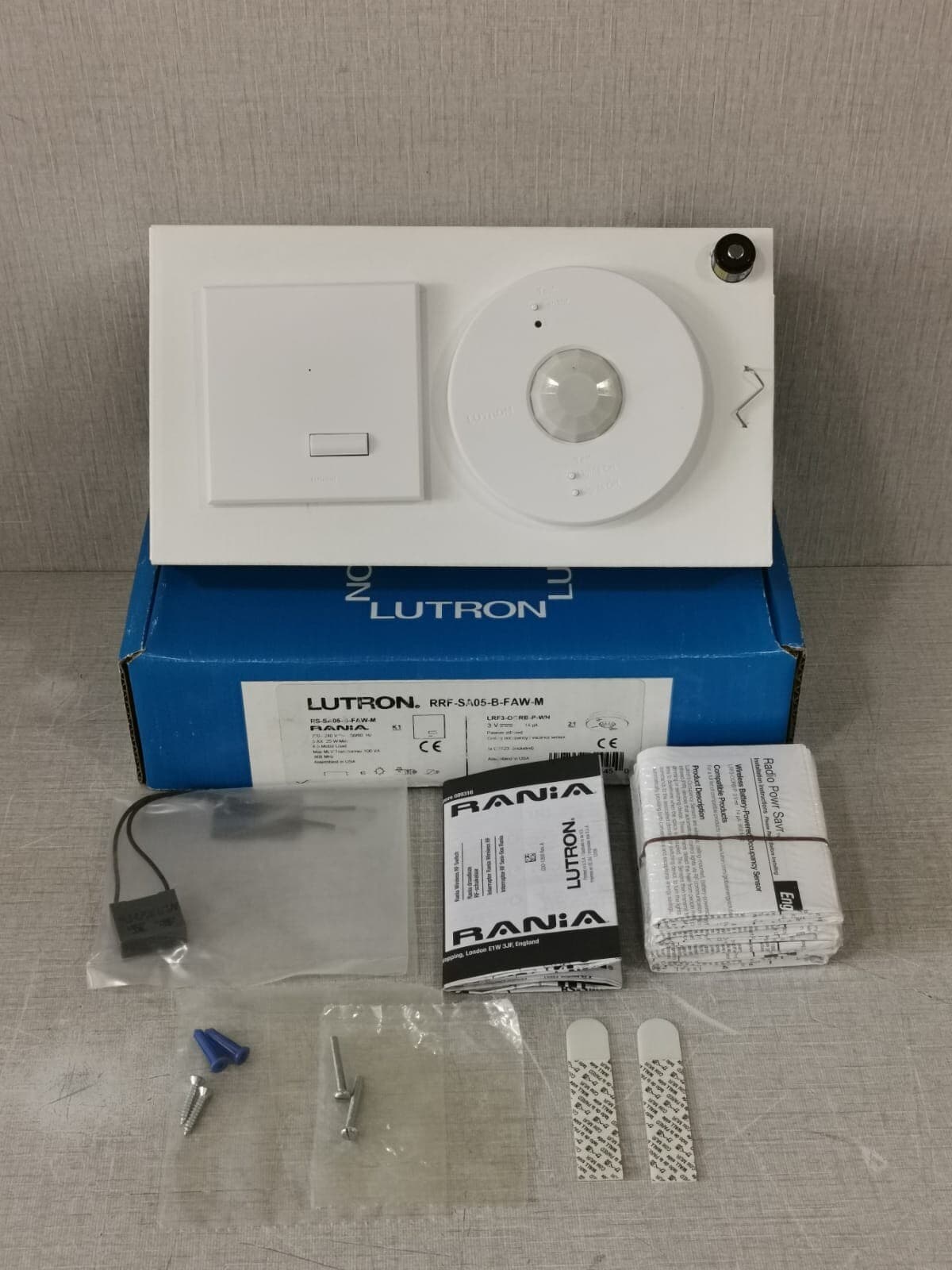 LUTRON RRF-SA05-B-FAW-M RF OCCUPANCY SENSOR KIT