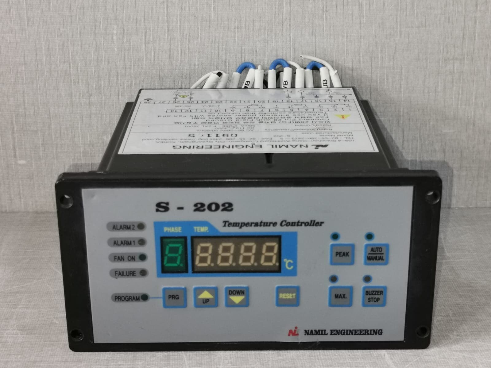 NAMIL ENGINEERING S-202 TEMPERATURE CONTROLLER AC85-265V DC100-300V