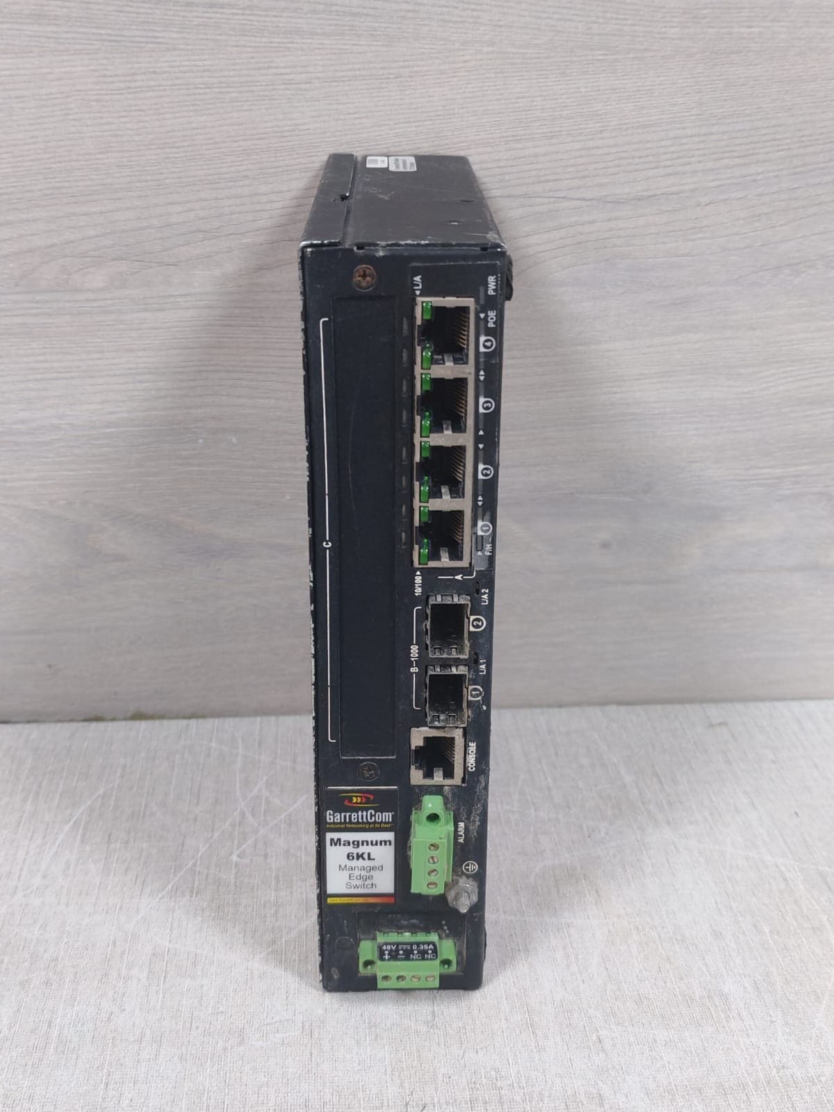 GarrettCom Magnum 6KL 4-Port Managed Edge Switch / 6KLP-48VDC