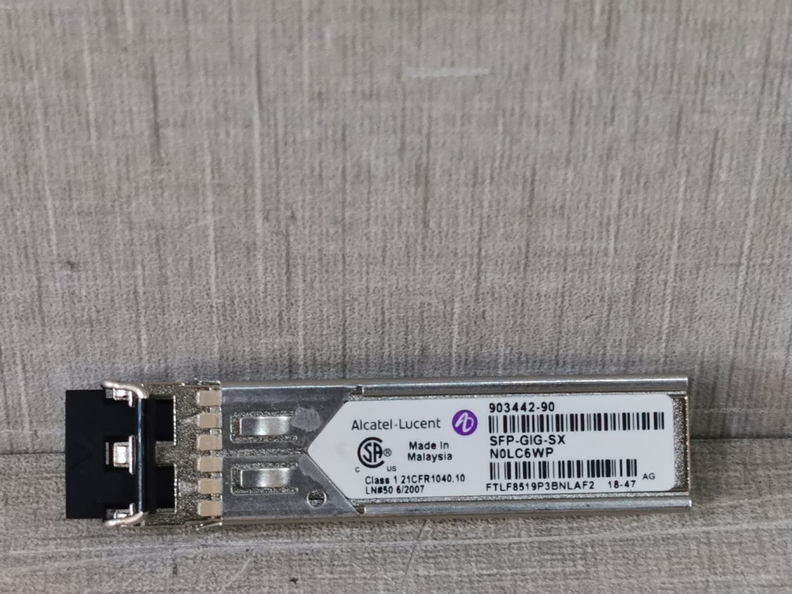 ALCATEL-LUCENT 903442-90 SFP-GIG-SX TRANSCEIVER MODULE