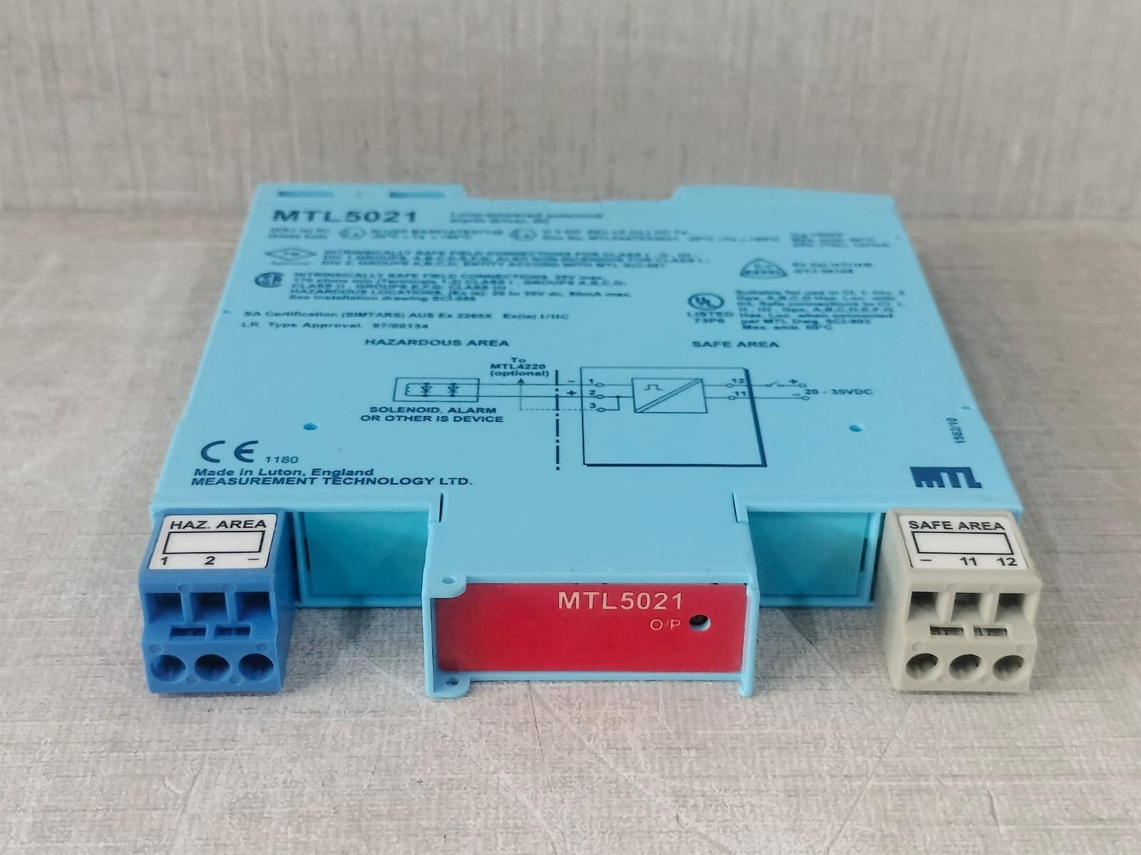 MTL5021 LOOP-POWERED SOLENOID/ALARM DRIVER IIC
