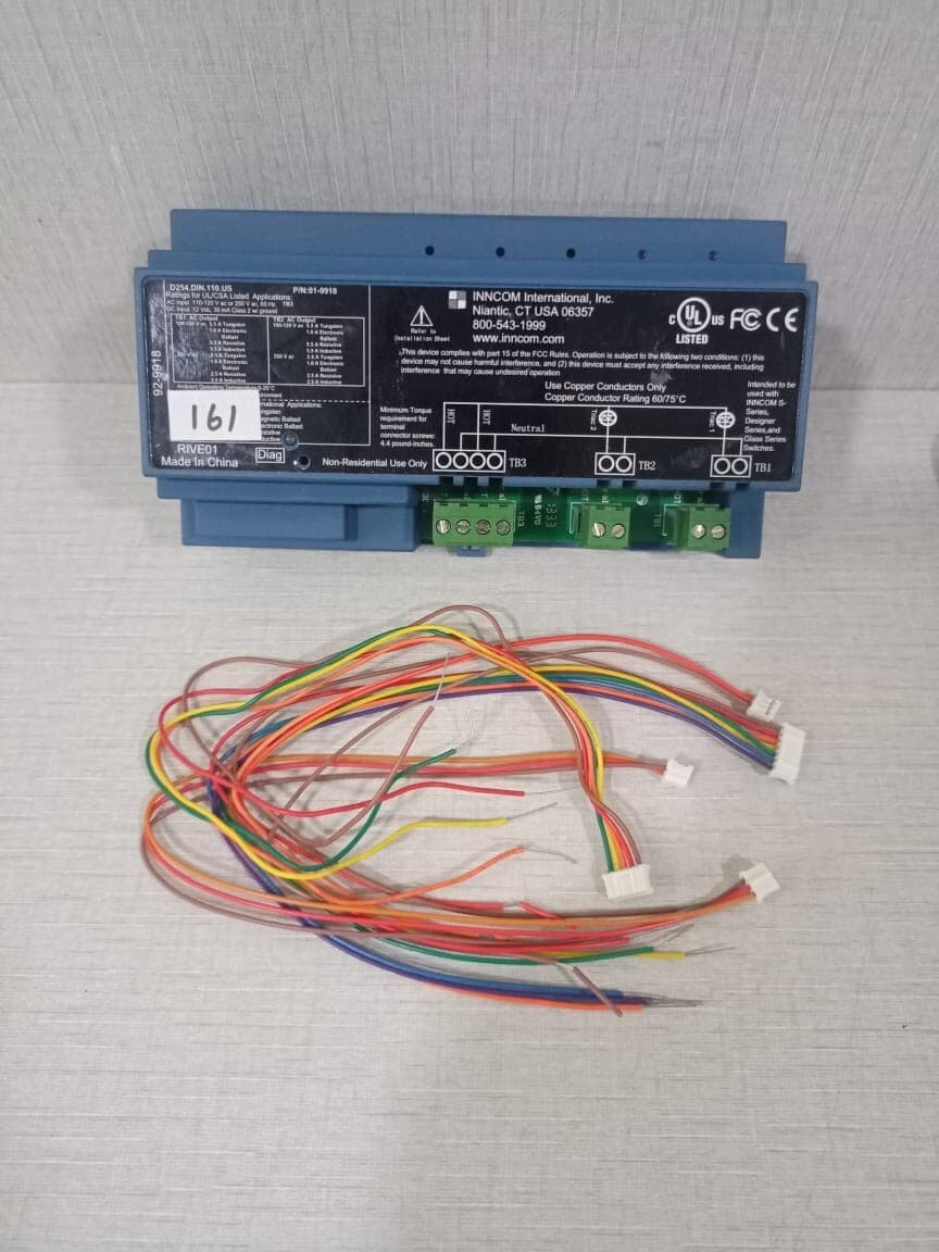 Honeywell D254.DIN.110.US Rail Lamp Dimmer P/N: 01-9918 With 02-9918 Board