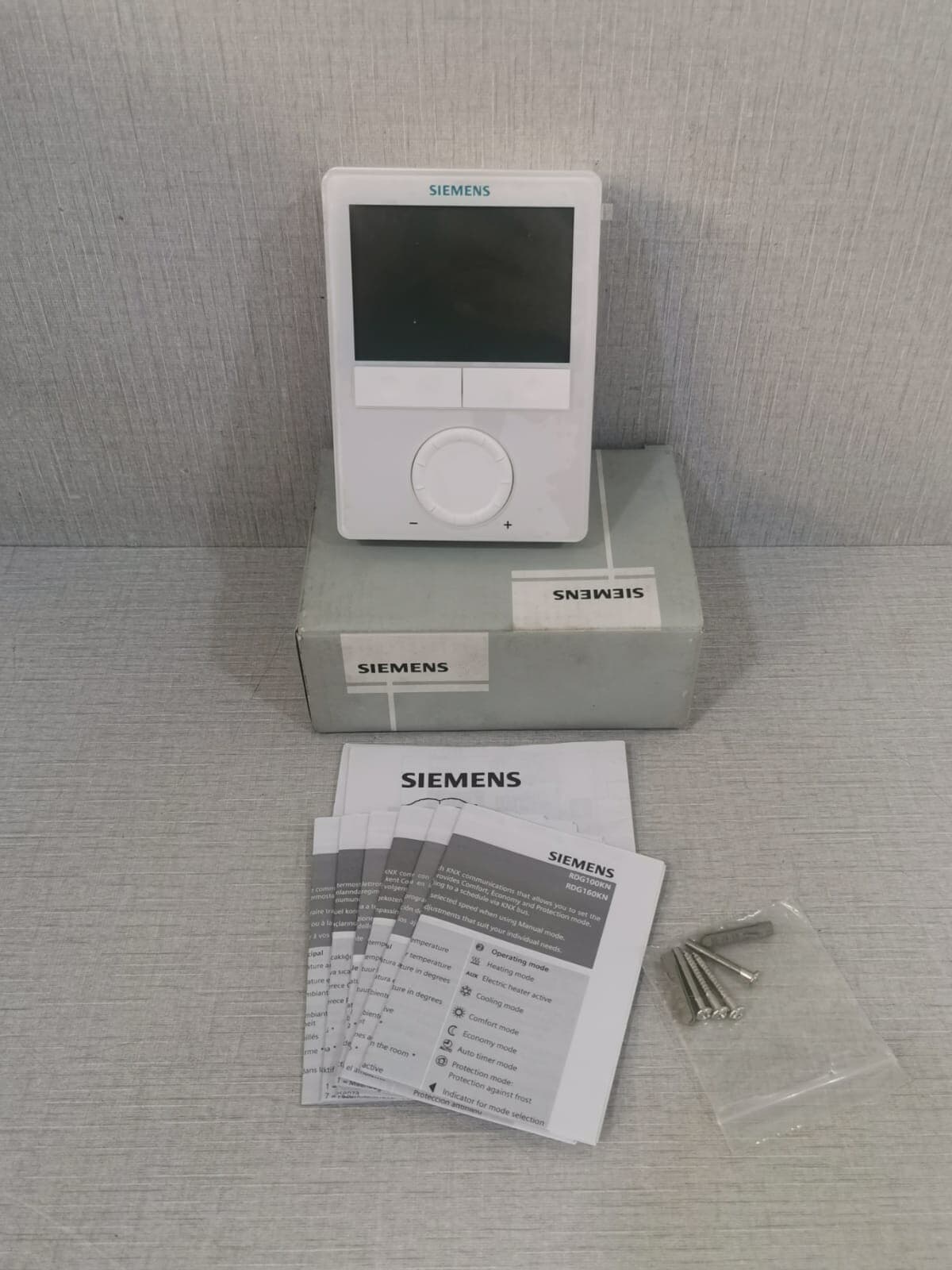 Siemens RDG100KN Room Thermostat -Without Back Cover