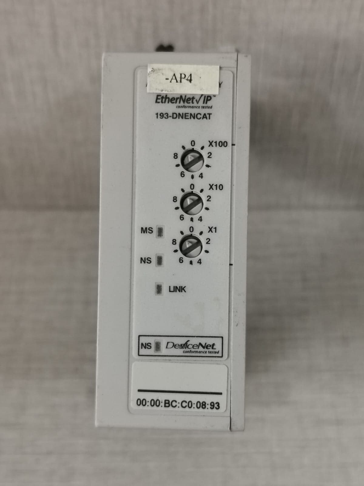 Allen-Bradley 193-DNENCAT Ser A FRN from 2.01 to 3.004 Power Supply