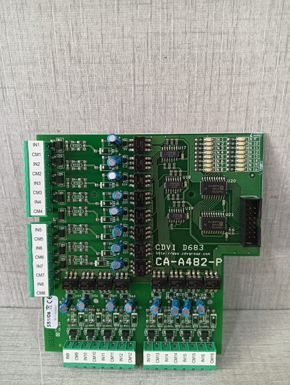 CA-A482-P /CDVI D683 CENTAUR ELEVATOR DESTINATION MODULE F0111000007