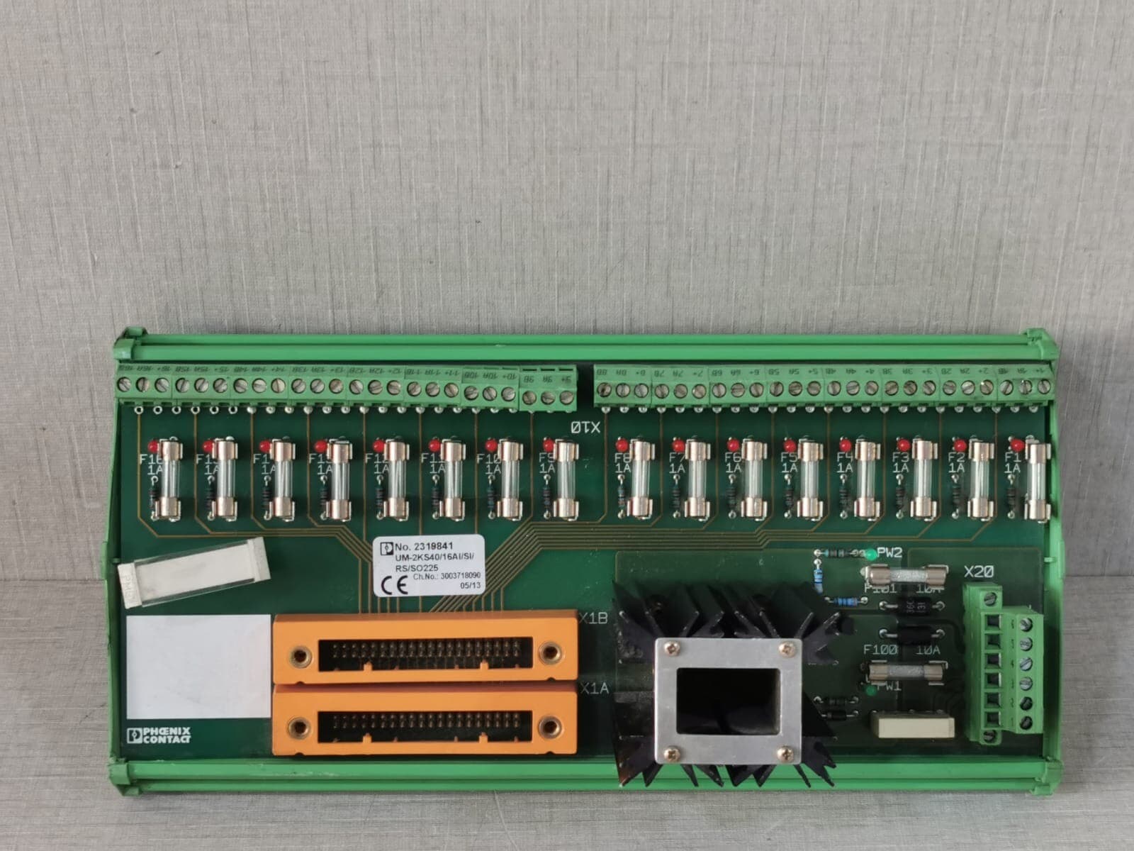 PHOENIX CONTACT UM-2KS40/16AI/SI/RS/SO225 SERIES INPUT MODULE