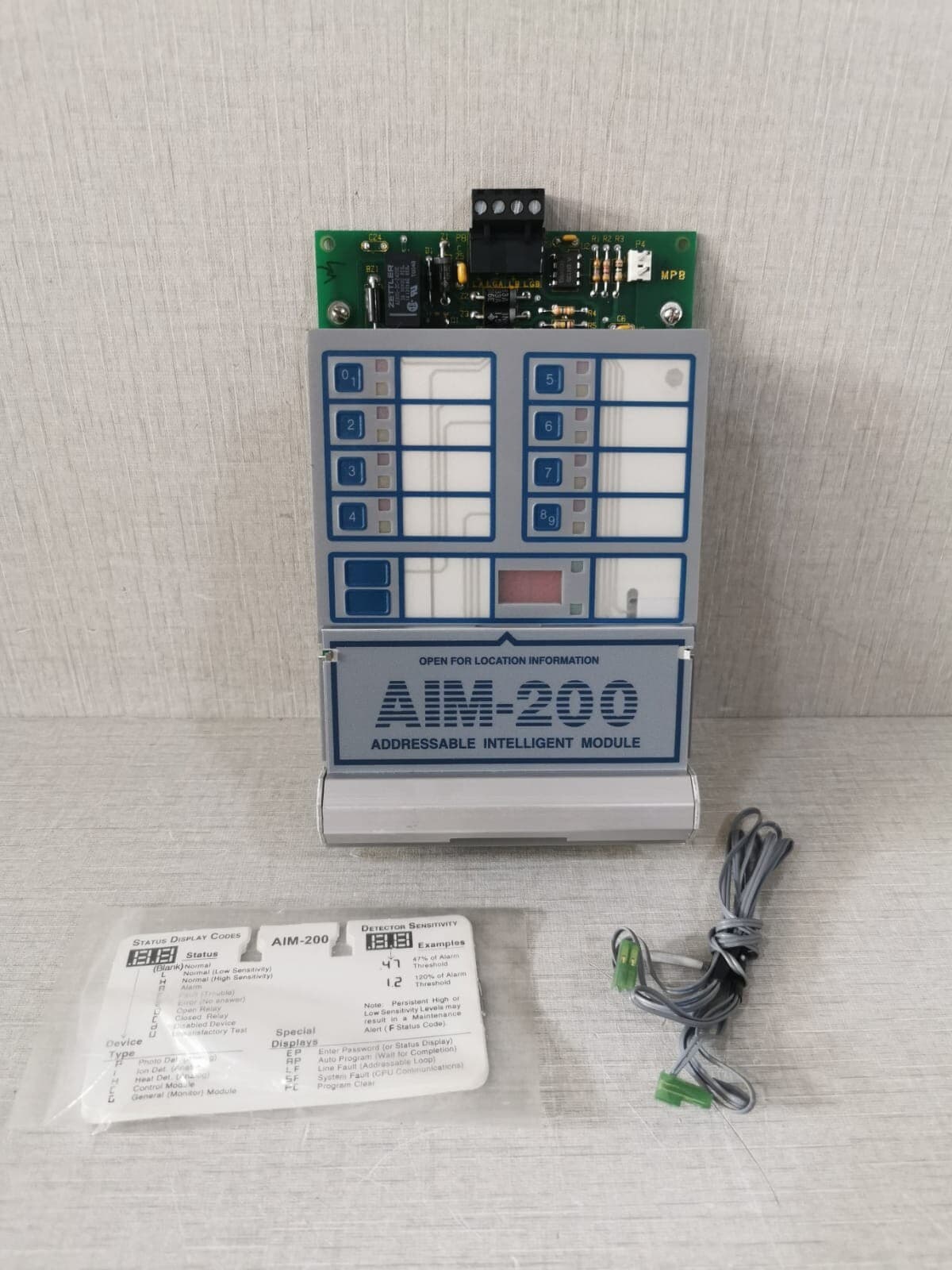 NOTIFIER AIM-200 ADDRESSABLE INTELLIGENT MODULE FIRE ALARM UNIT