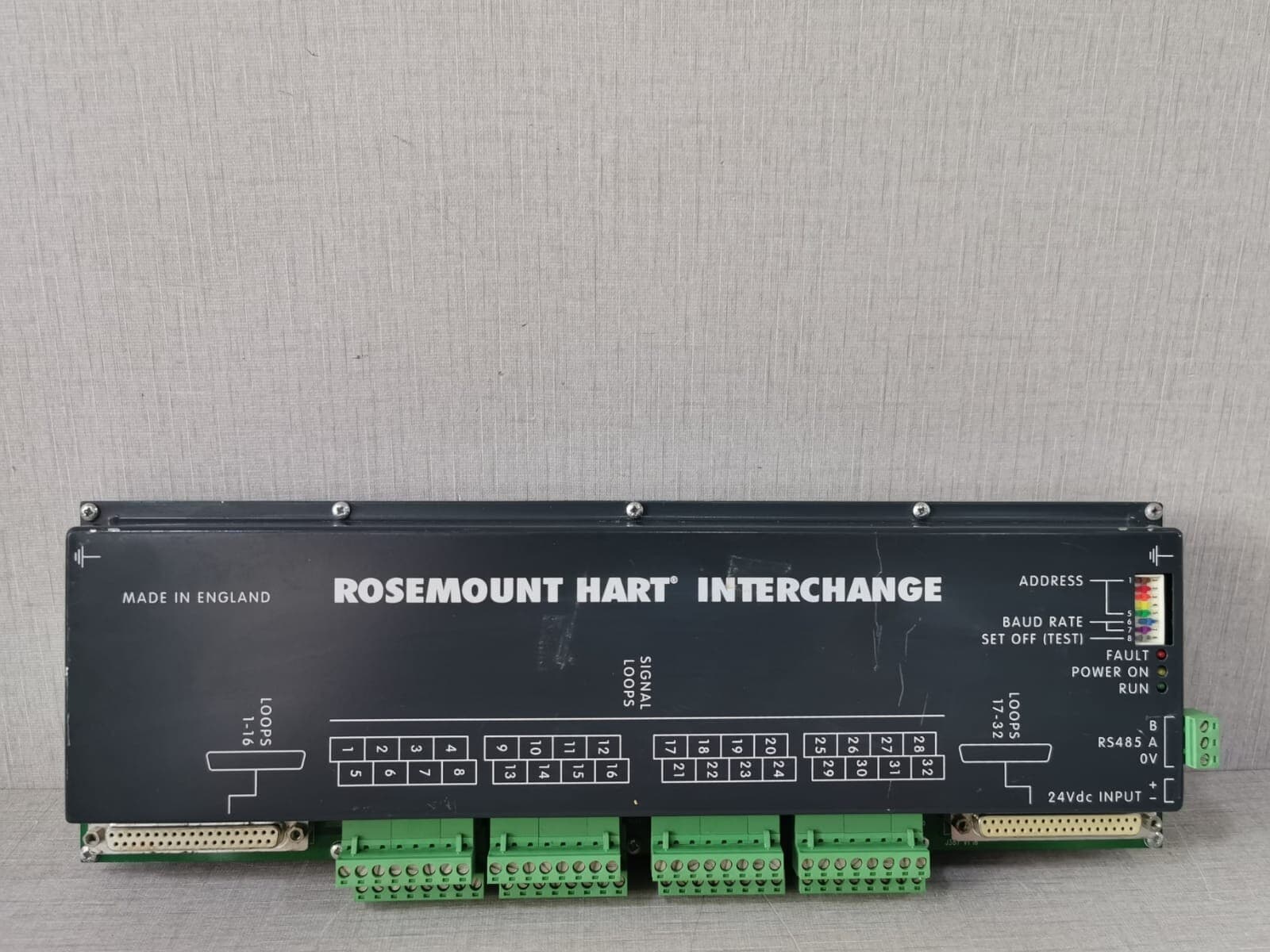 ROSEMOUNT /ARCOM J386 INTERCHANGE MODULE VERSION 1 ISSUE 6