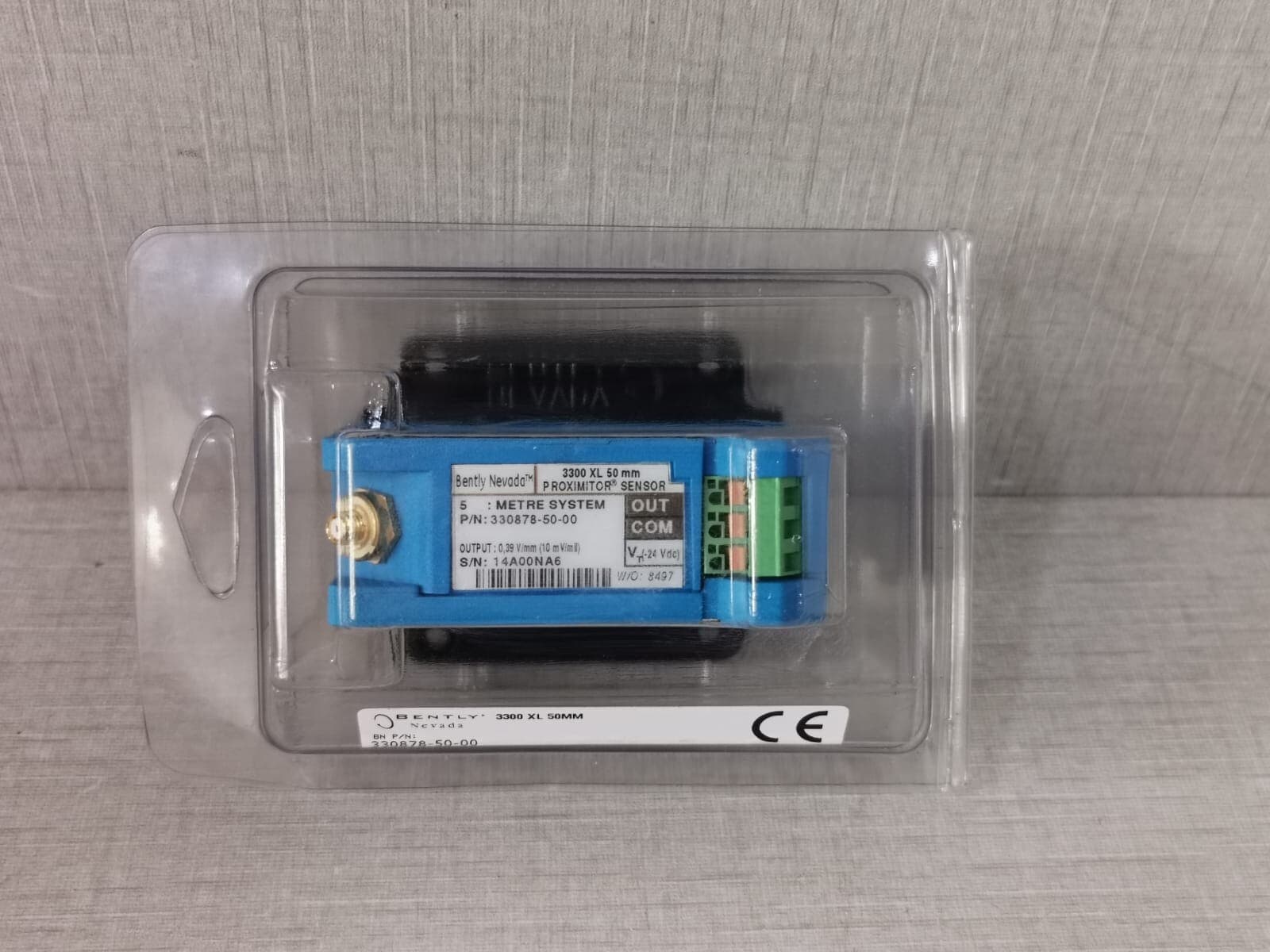 BENTLY NEVADA 3300 XL 50mm PROXIMITOR SENSOR METRE SYSTEM 330878-50-00