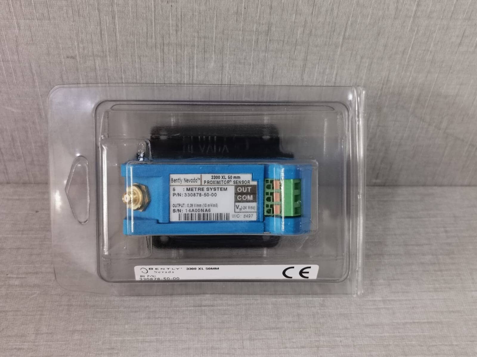 BENTLY NEVADA 3300 XL 50mm PROXIMITOR SENSOR METRE SYSTEM 330878-50-00