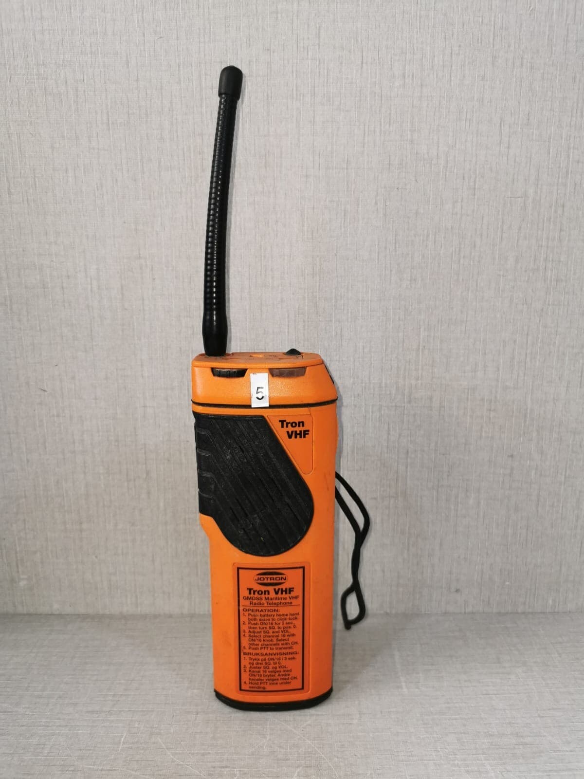 Jotron Tron VHF GMDSS Maritime VHF Radio Phone - Without Charger