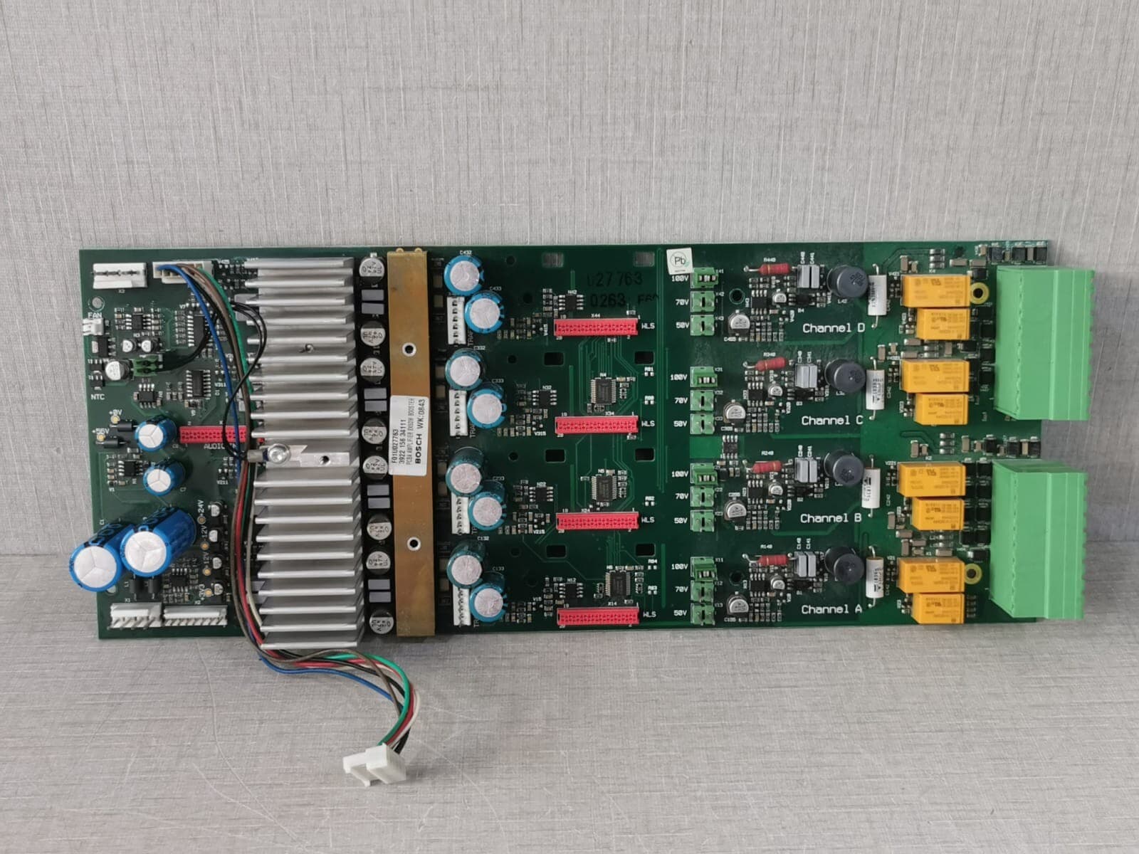 BOSCH F01U027763 PCBA Amplifier 8x60W Booster Mother Board