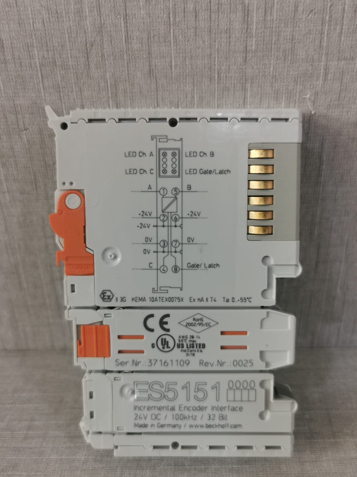 BECKOFF ES5151 INCREMENTAL ENCODER INTERFACE