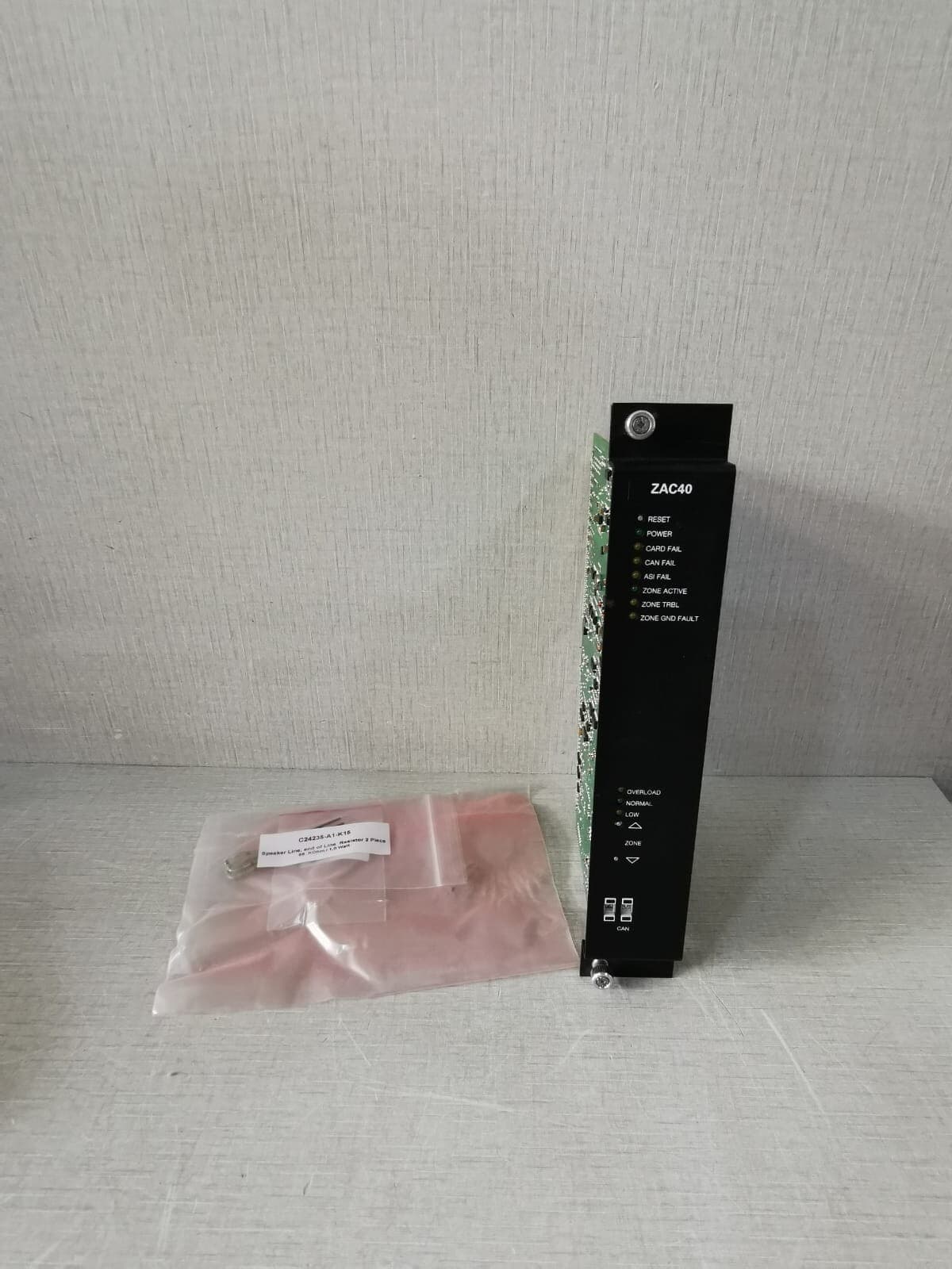 SIEMENS ZAC-40 ZONE AMPLIFIER CARD 40W / 500-035400 / S24235-A2-24