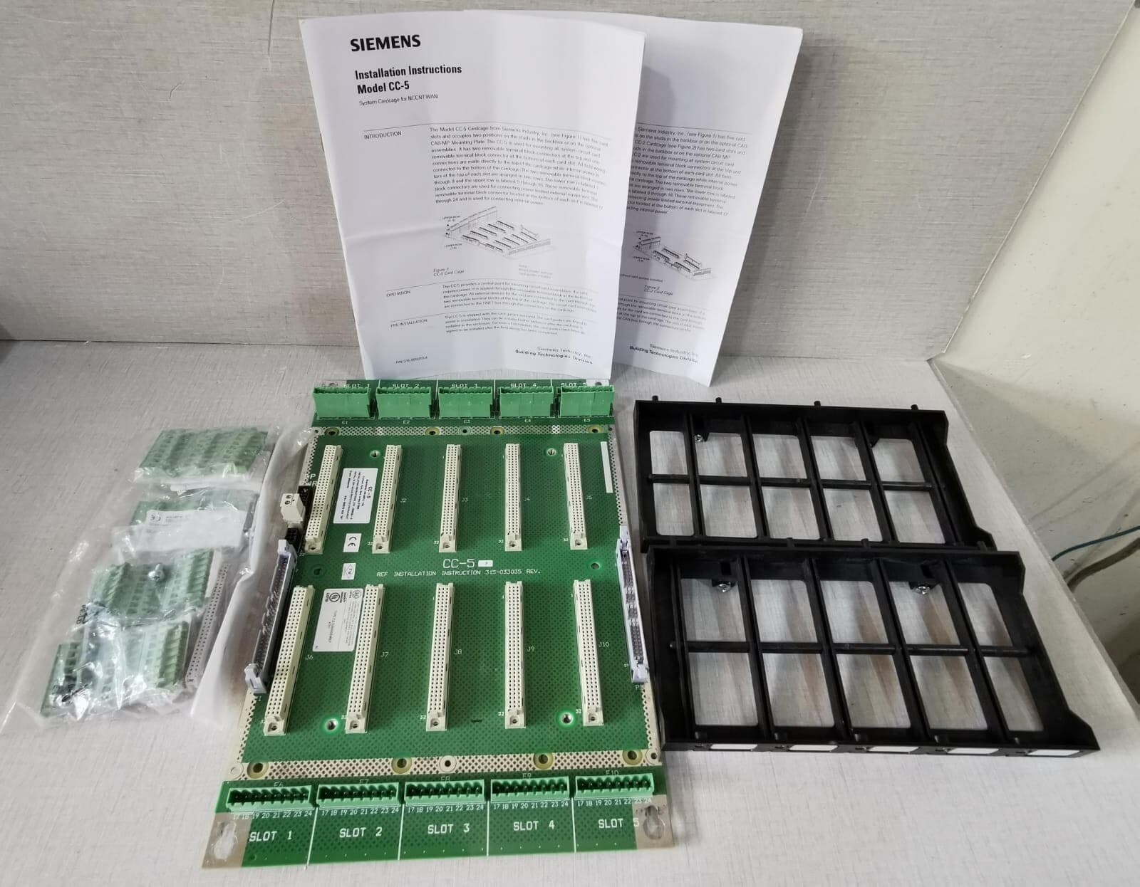 SIEMENS CC-5 580-234874-0 FIRE ALARM CARDCAGE BOARD