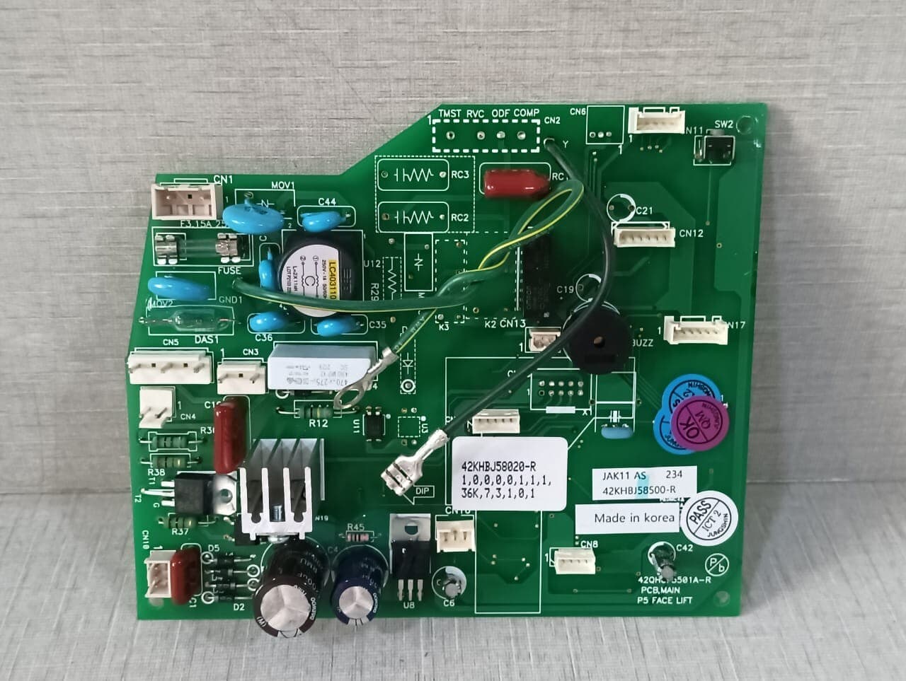 CARRIER 42KHBJ58020-R/ 42QHCF5501A-R PCB, MAIN P5 FACE LIFT