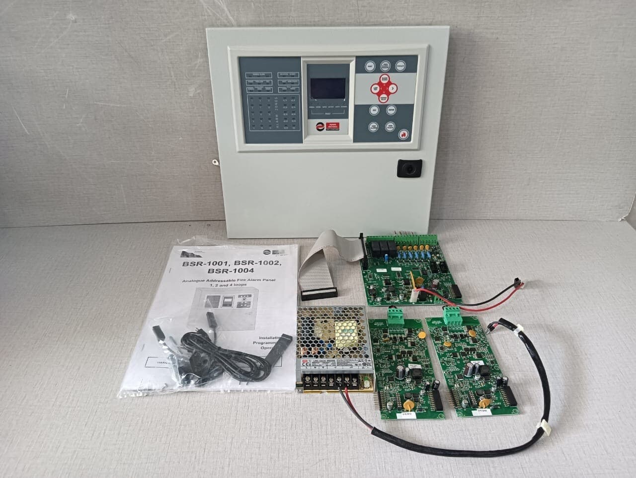 OLYMPIA ELECTRONICS BSR-1001 ANALOGUE ADDRESSABLE FIRE ALARM PANELS