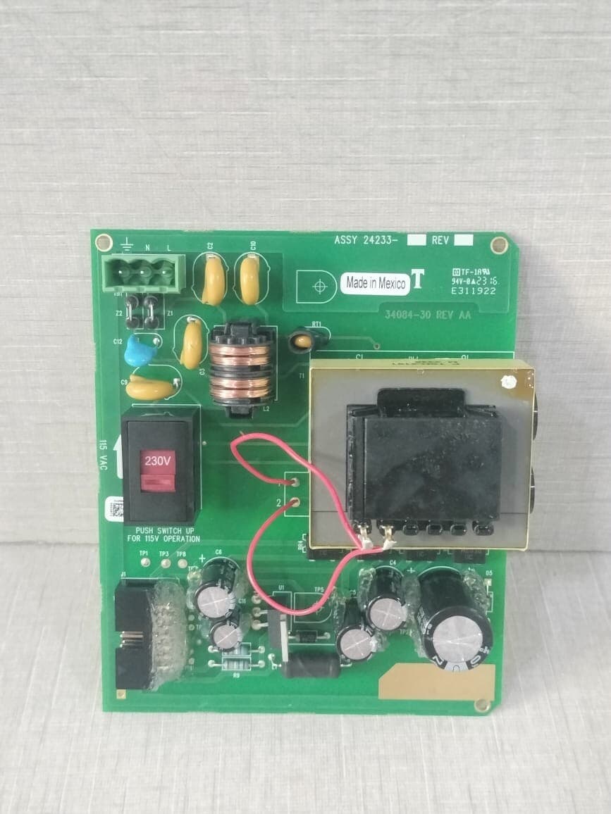 EMERSON ROSEMOUNT ANALYTICAL ASSY 24233/ 34084-30 REV AA POWER SUPPLY BOARD