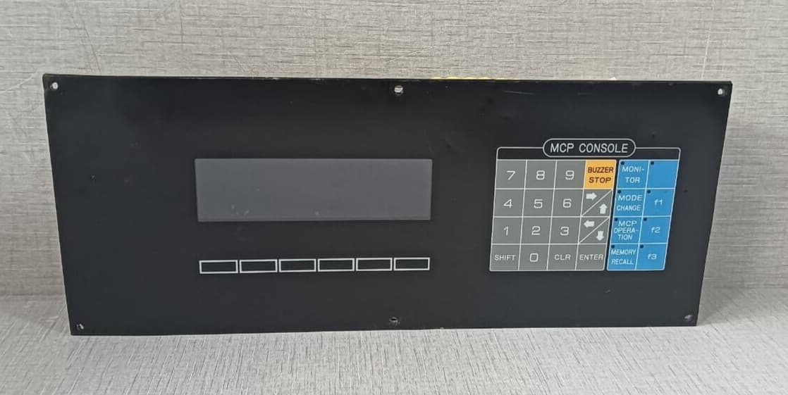Daifuku MCP Console OPC 2503B-4 Panel Display