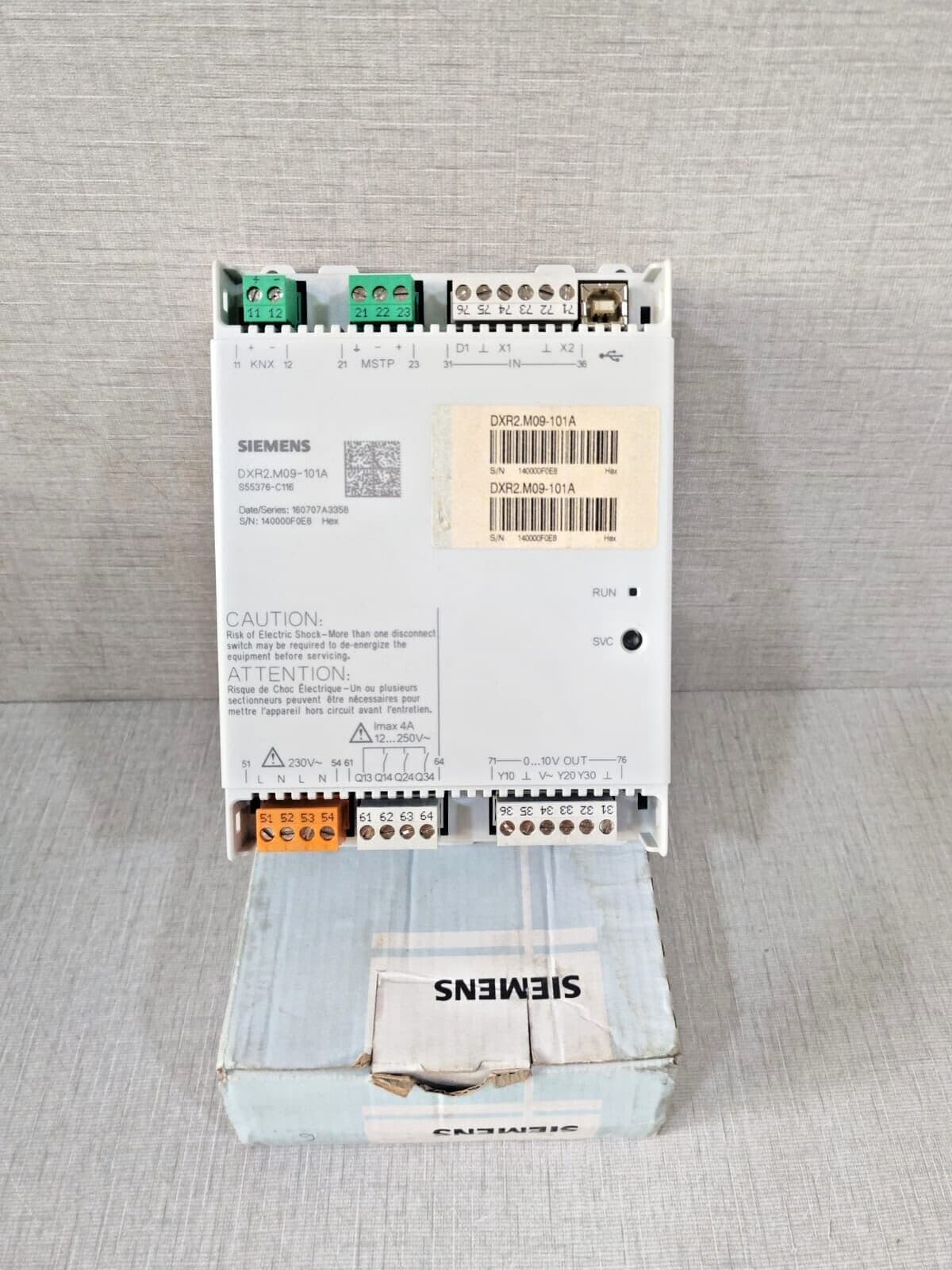 SIEMENS DXR2.M09-101A COMPACT ROOM AUTOMATION STATION