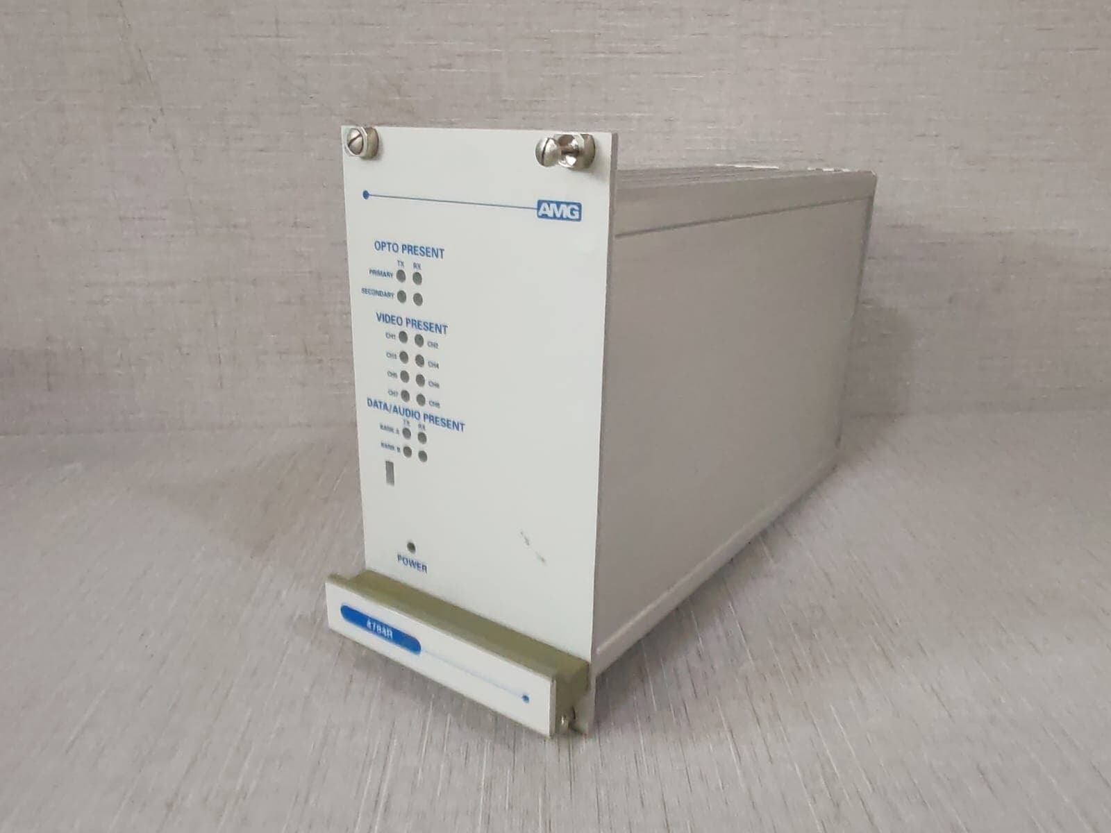 AMG 4784R MULTI CHANNEL FIBRE OPTIC CCTV TRANSMISSION SOLUTION