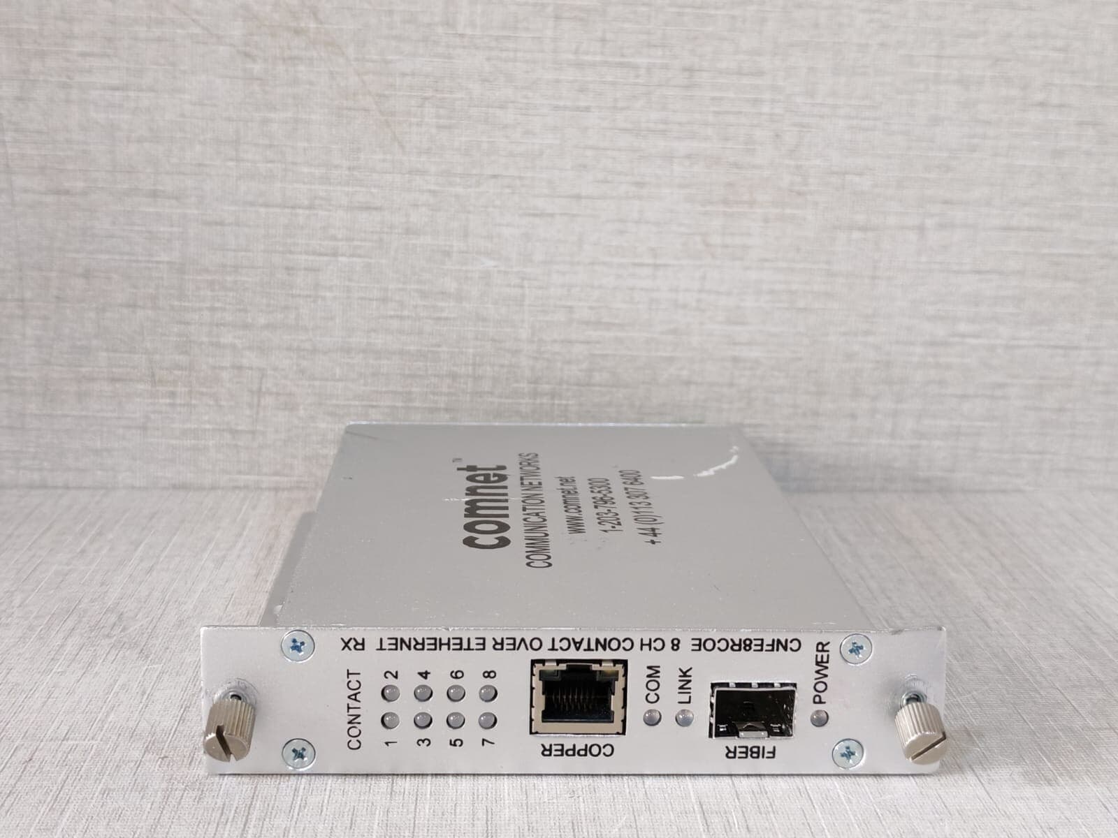 COMNET CNFE8RCOE 8-CH CONTACT OVER ETHERNET RX