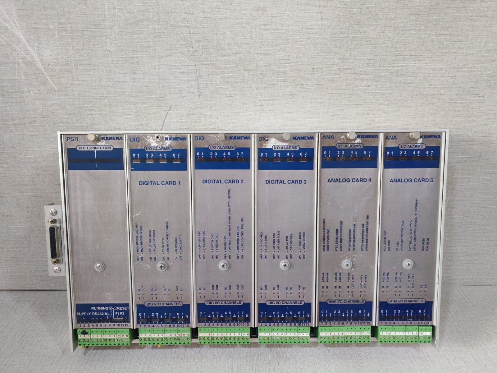 KAMEWA PSR HHT CONNECTION ANALOG /DIGITAL CARD I/O ALARMS