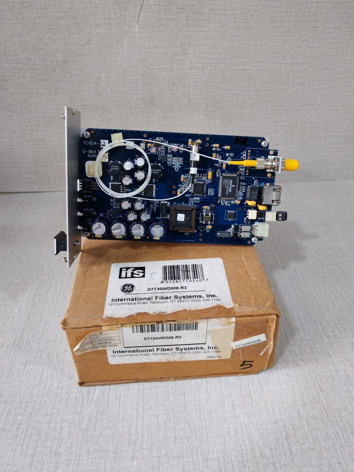 GE Security/IFS D7130WDMB 10/100 Mbps Ethernet Optical Transceiver