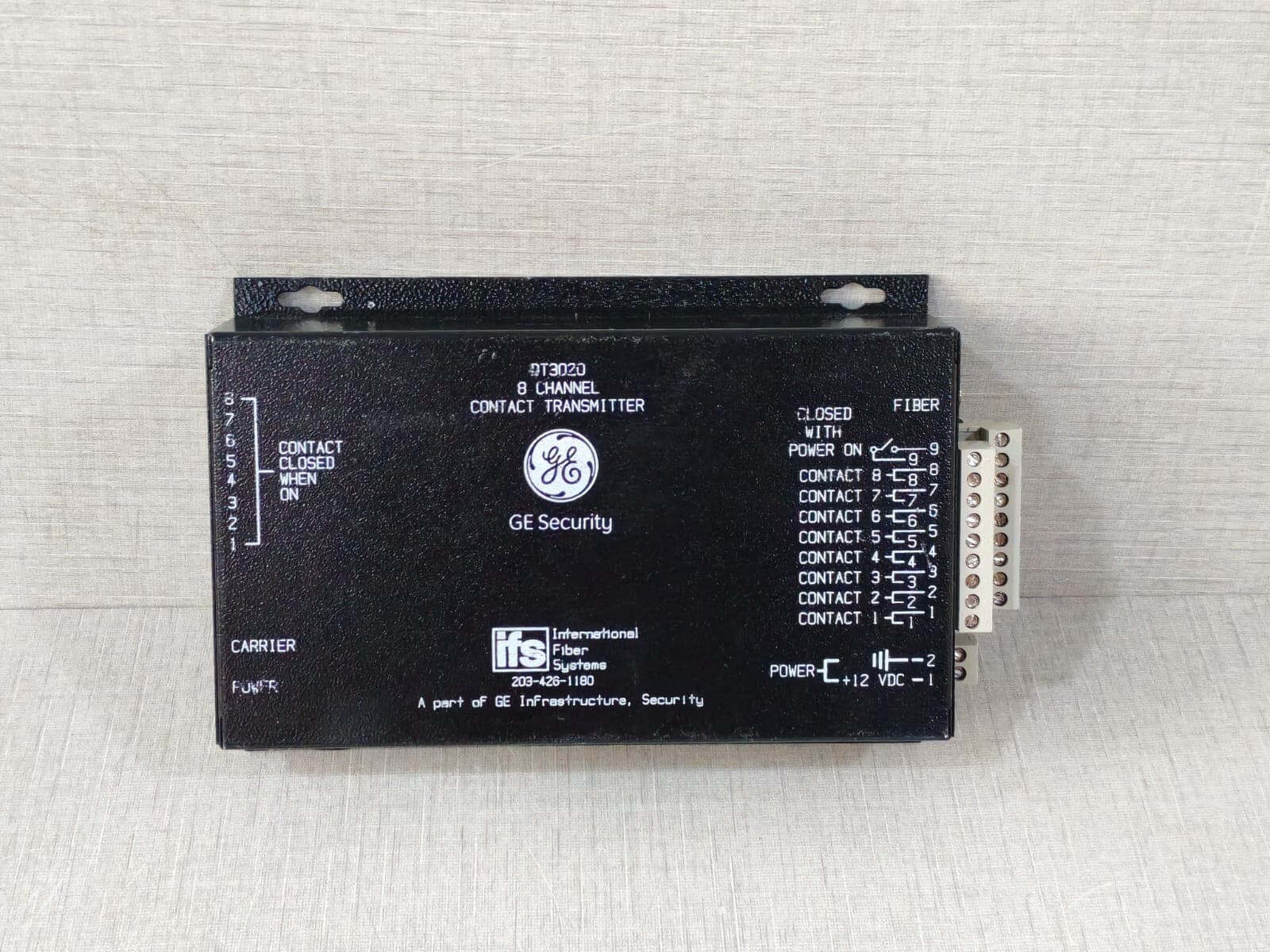 GE Security/IFS DT3020 8 Channel Contact Transmitter