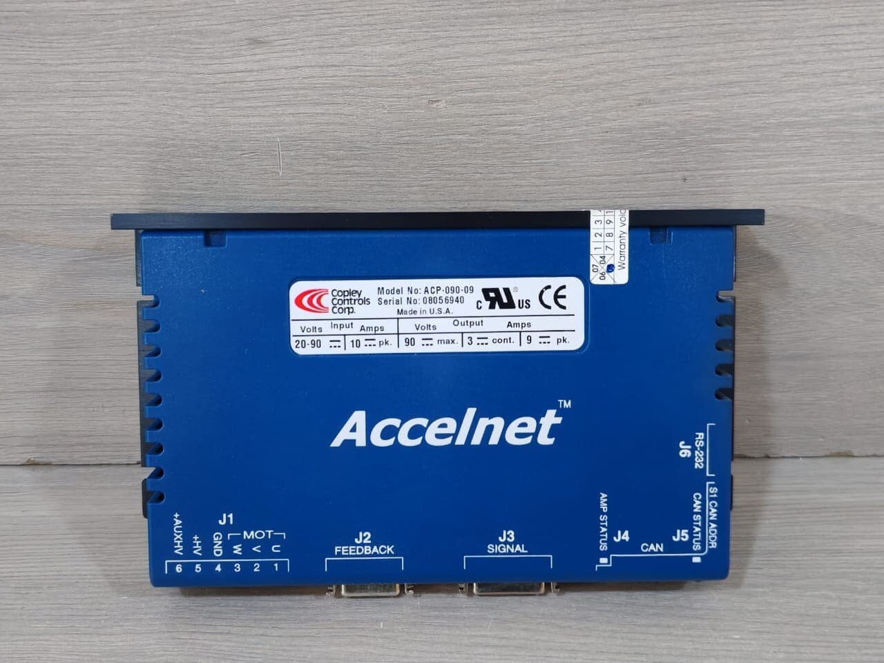 Accelnet ACP-090-09 Copely Control- WITH OLD STOCK