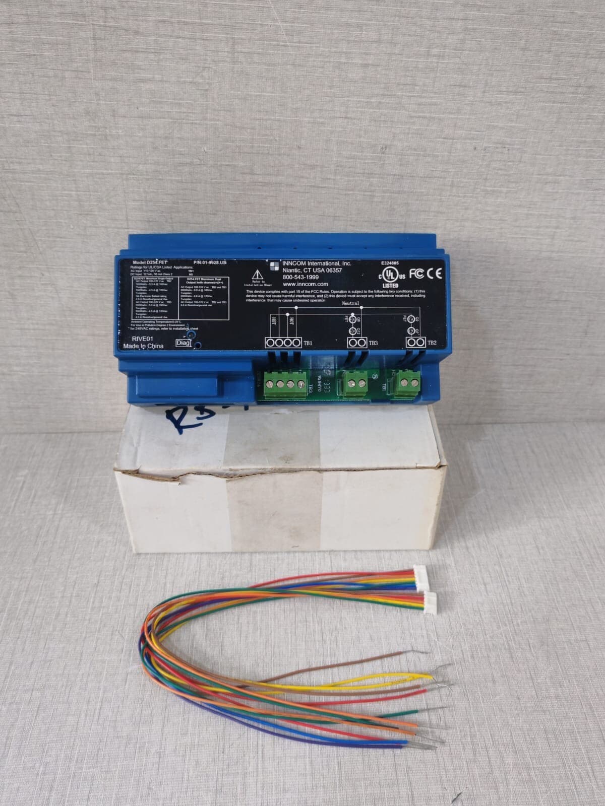 HONEYWELL D254.FET RAIL LAMP DIMMER 01-9928.US WITH 02-9918 REV C BOARD