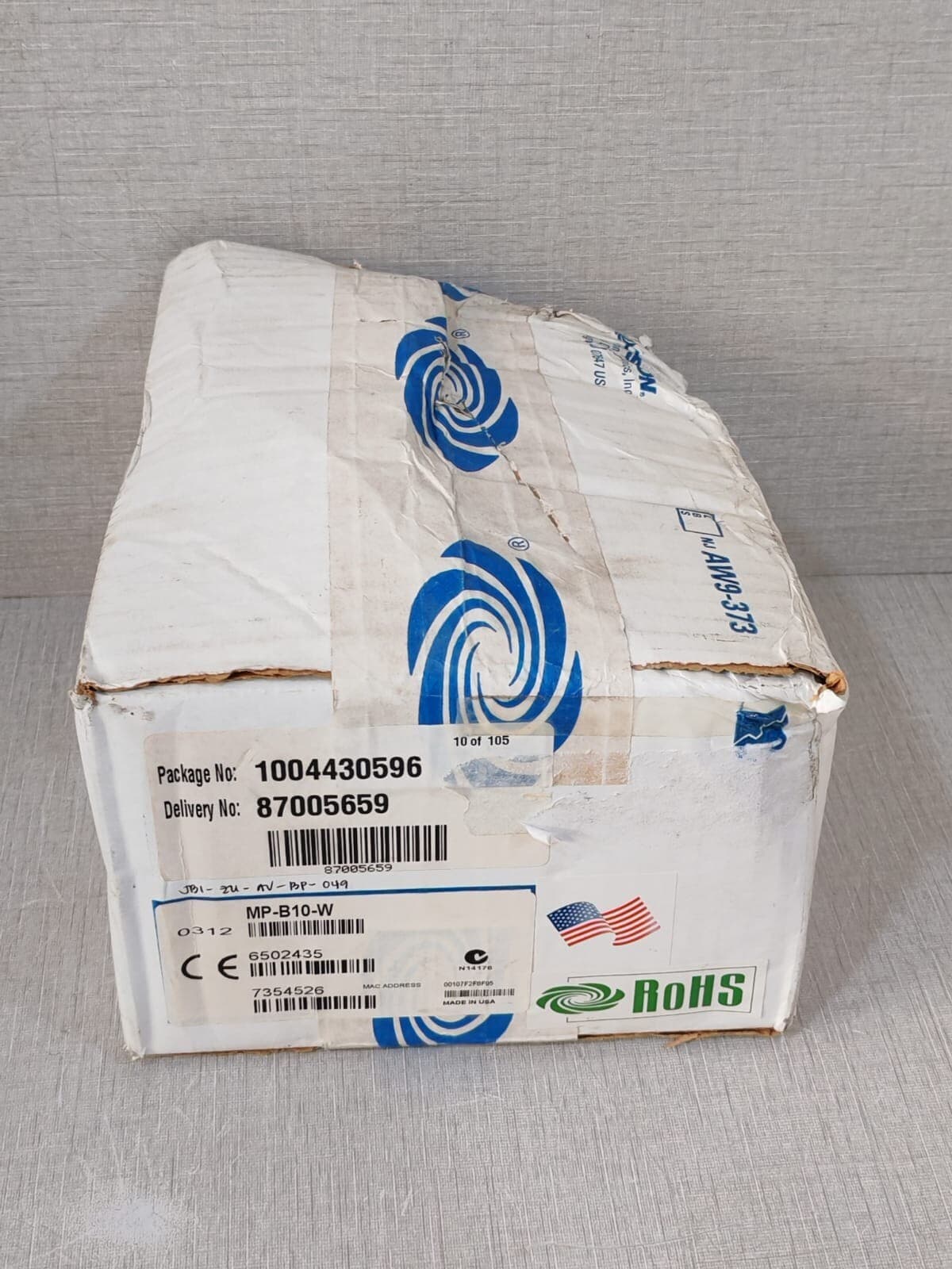 CRESTRON MP-B10-W Media Presentation Button Panel B10 White - SEALED FILTHY BOX