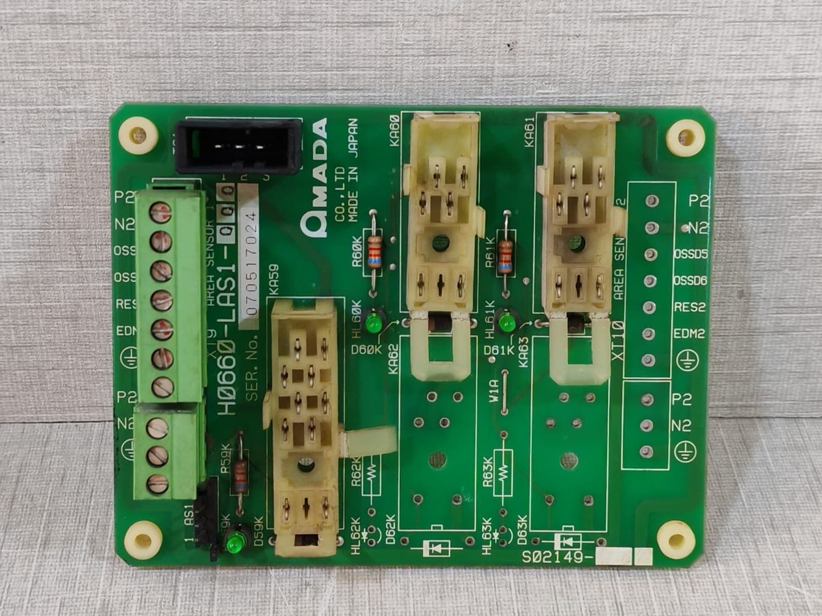 AMADA H0660-LAS1-000 PCB BOARD