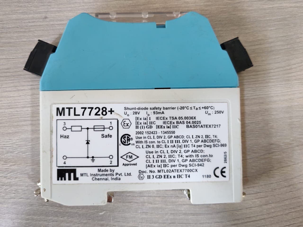 MTL7728+ Shunt-diode Safety Barrier