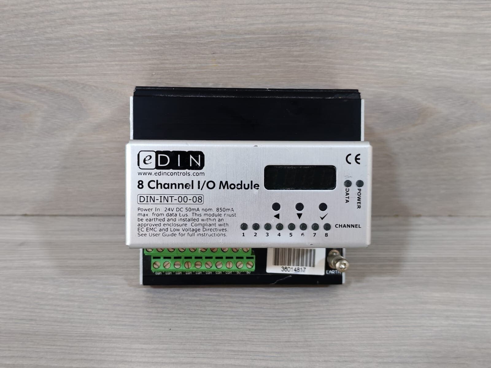 eDIN DIN-INT-00-08 8-Channel Input/Output Module