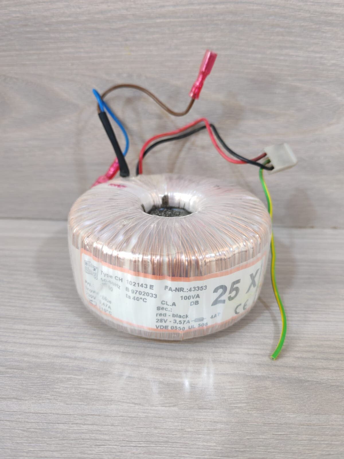 BLOCK CH102143E TRANSFORMER 50-60Hz