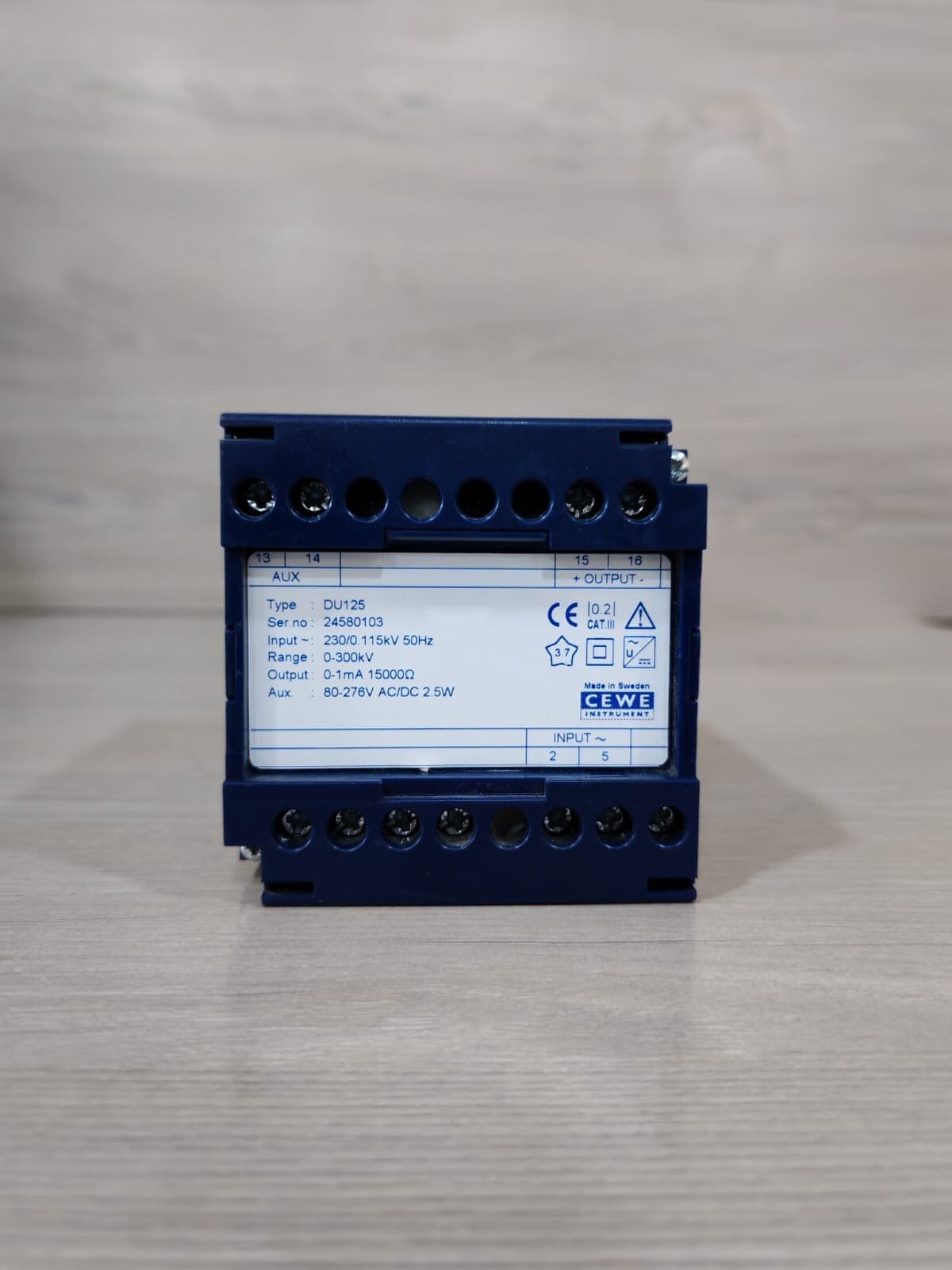 CEWE DU125 Discrete Transducer | Range: 0-300kV