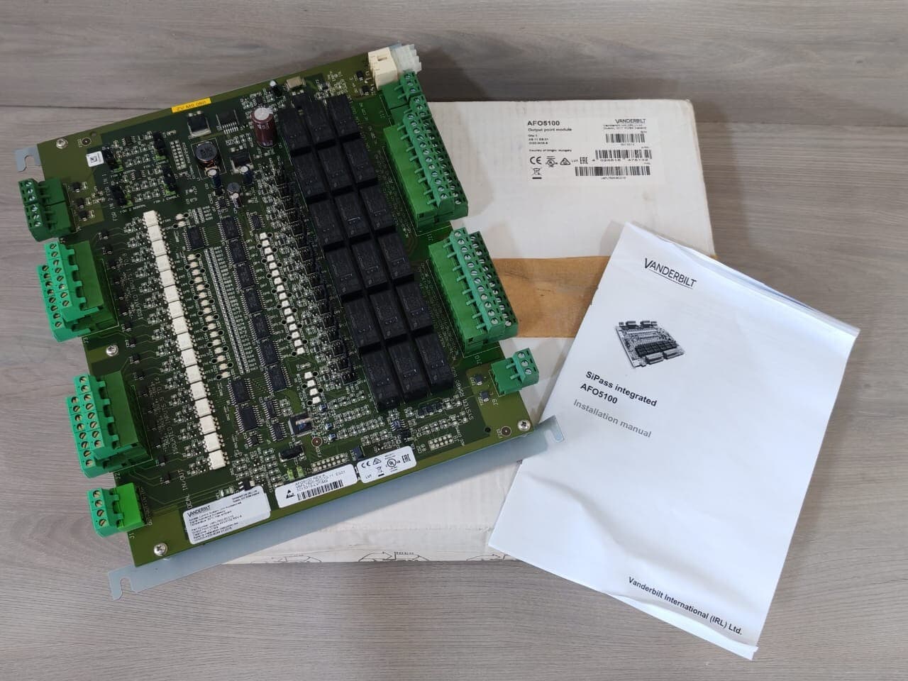 VANDERBILT AFO5100 Rev. A ACCESS CONTROL UNIT MAIN BOARD V6FL7820-8CC10
