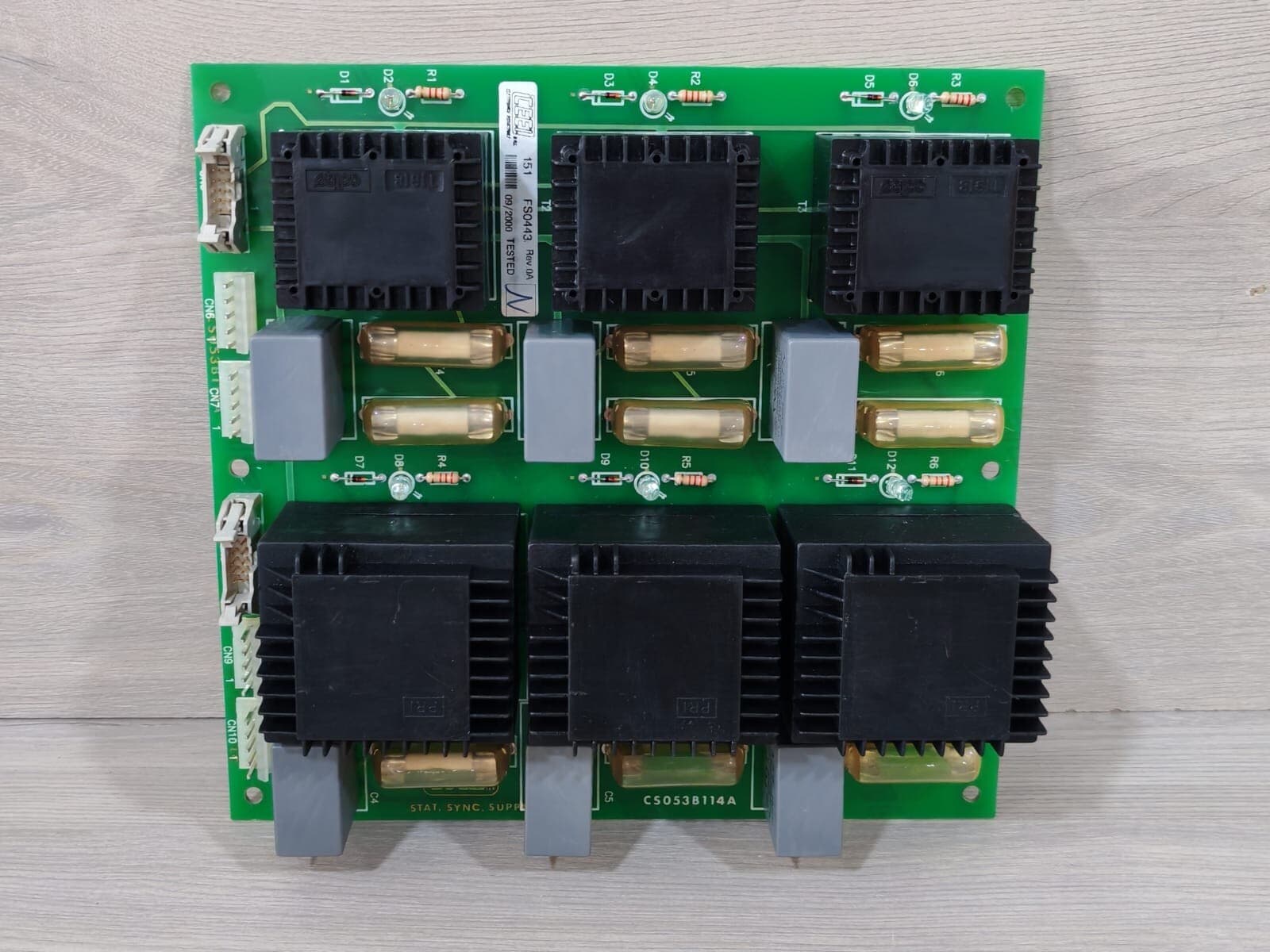 BORRI CS053B114A STAT SYNC SUPPLY PCB BOARD