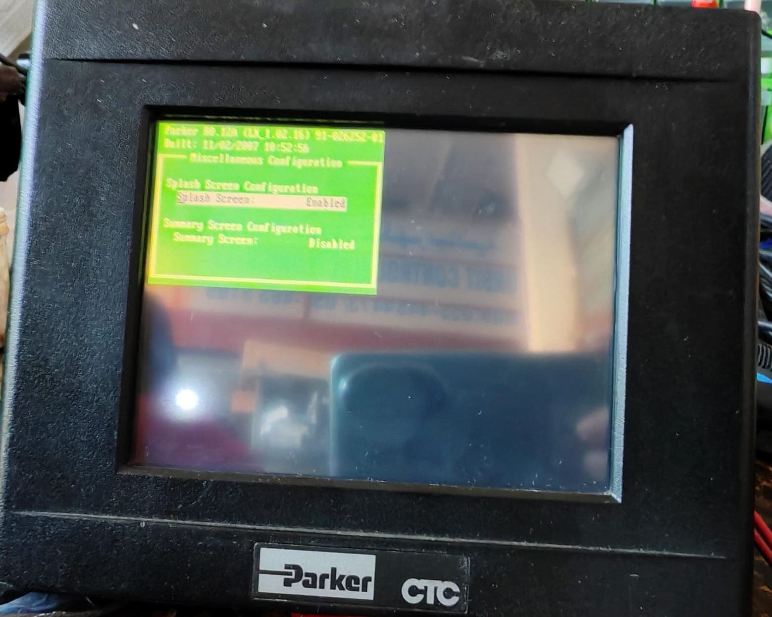 PARKER CTC XPR06VT-2P1 TOUCH SCREEN PANEL 12/24VDC