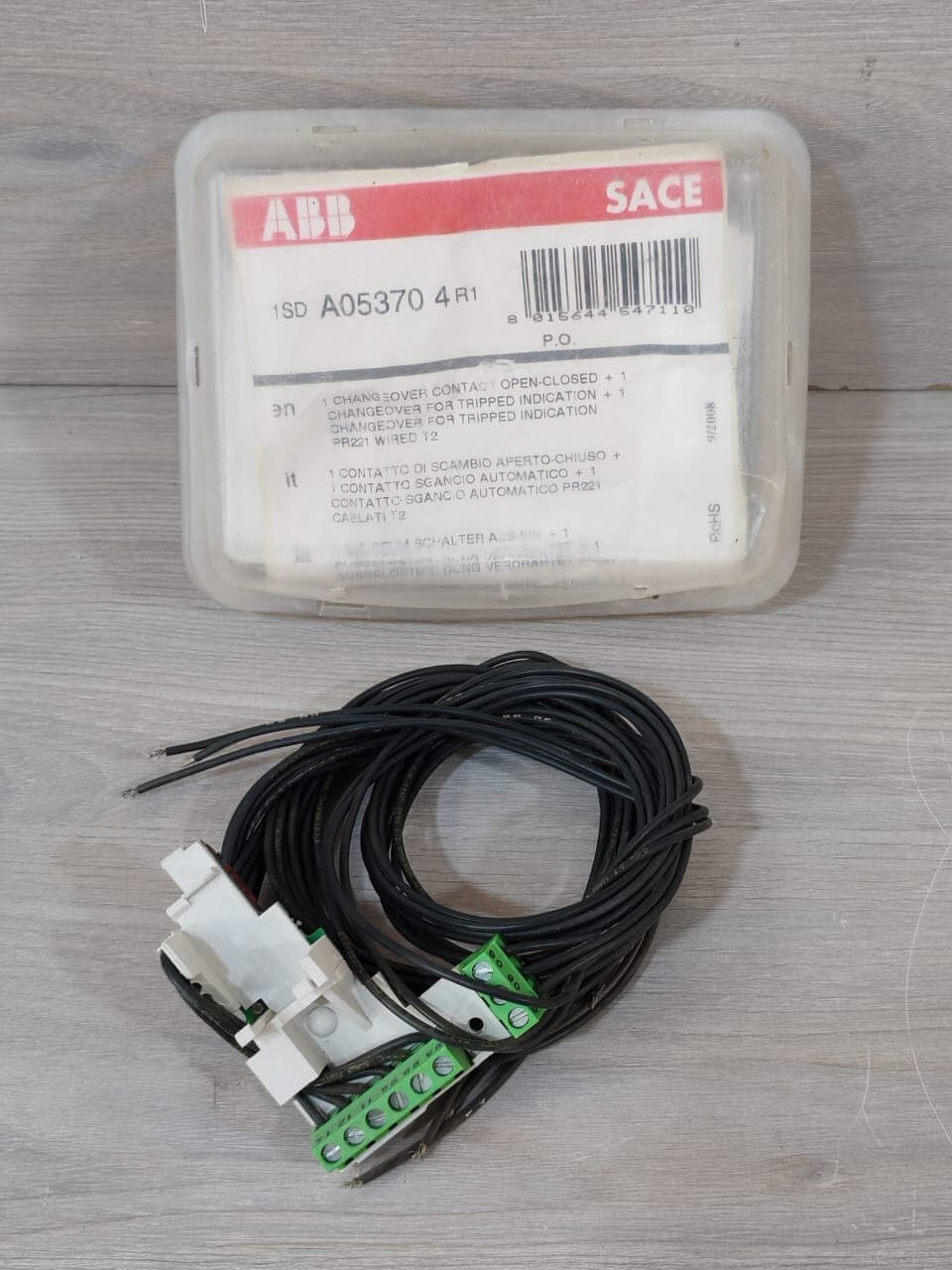 ABB A05370 / 1SD A05370 4R1 Changeover Cotact - , Only Transparent Case