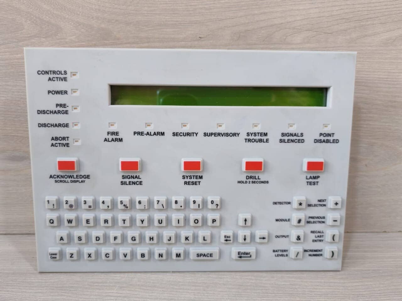 NOTIFIER CPU-320SYSE FIRE ALARM CONTROL PANEL & PROGRAMMING KEYPAD