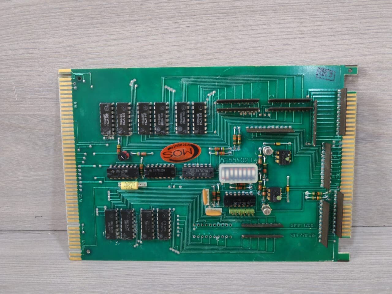 SCHENCK GMM 1200 PCB BOARD 494 778 2B